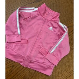 Adidas Pink Track Jacket Size Infant 18m